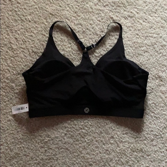 NWT Black Sports Bra - Picture 2 of 3